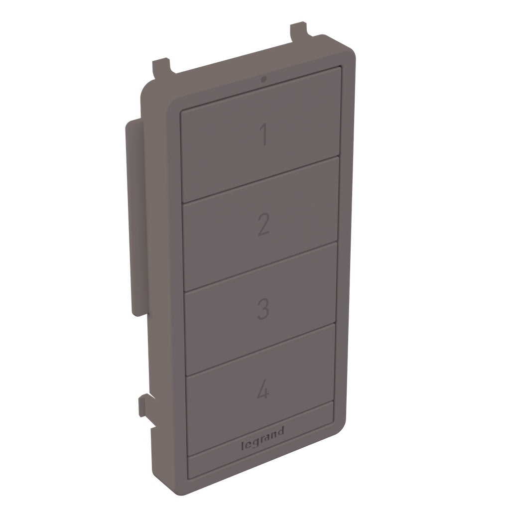 Legrand - WNRCB40CKIT - Smart Scene Controller with Netatmo, Color Change Kit - radiant - Brown