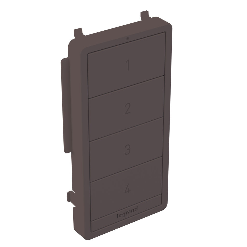 Legrand - WNRCB40CKITDB - Smart Scene Controller with Netatmo, Color Change Kit - radiant - Dark Bronze
