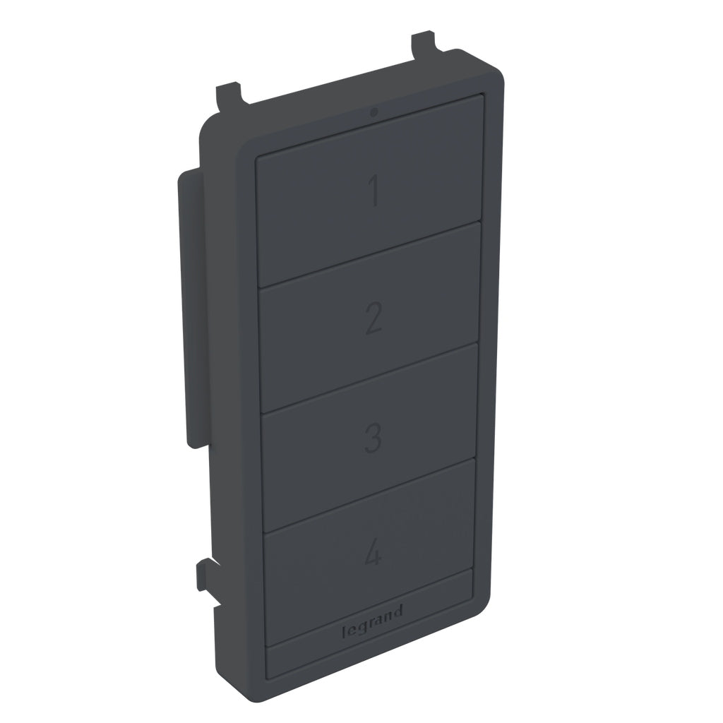 Legrand - WNRCB40CKITG - Smart Scene Controller with Netatmo, Color Change Kit - radiant - Grahite