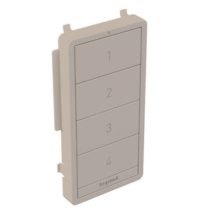Legrand - WNRCB40CKITNI - Smart Scene Controller with Netatmo, Color Change Kit - radiant - Nickel
