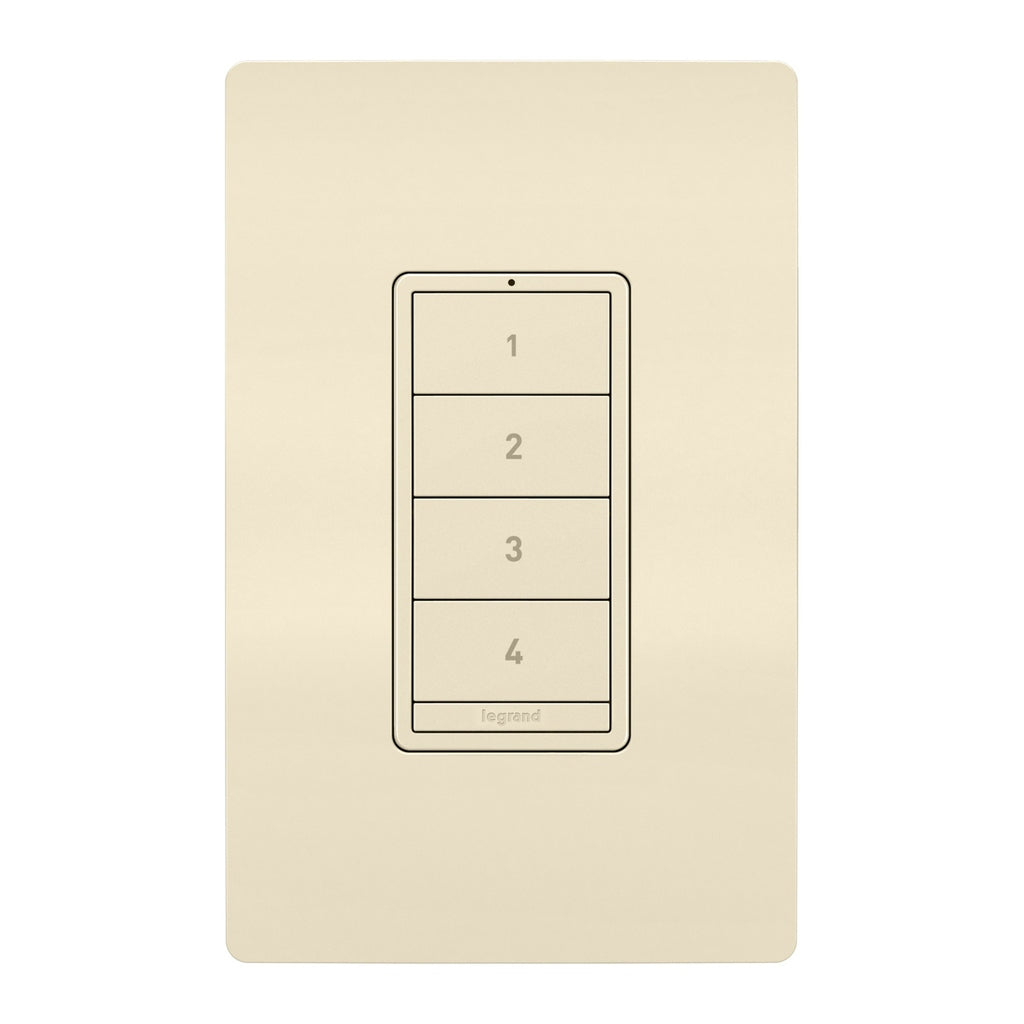 Legrand - WNRCB40LA - Wireless Smart Scene Controller with Netatmo - radiant - Light Almond