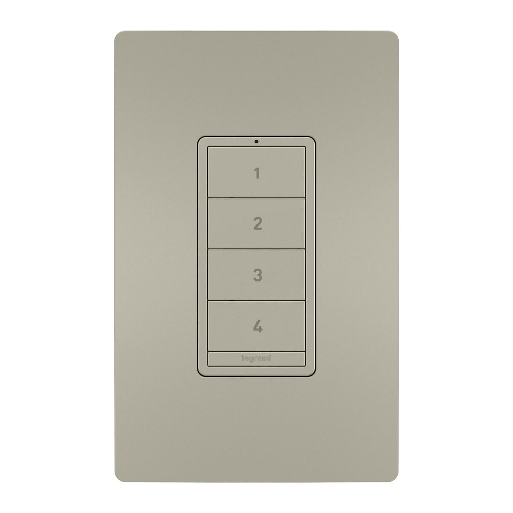 Legrand - WNRCB40NI - Wireless Smart Scene Controller with Netatmo - radiant - Nickel