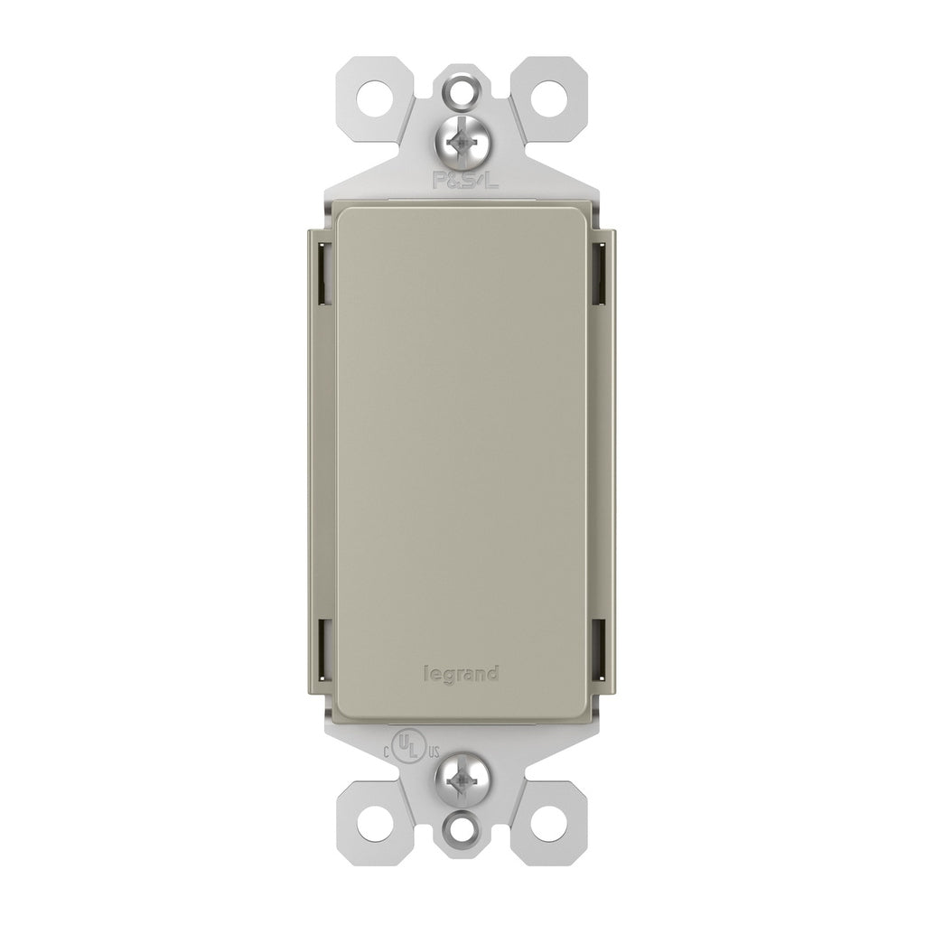 Legrand - 326RNI - Blank Decorator Wall Strap - radiant - Nickel