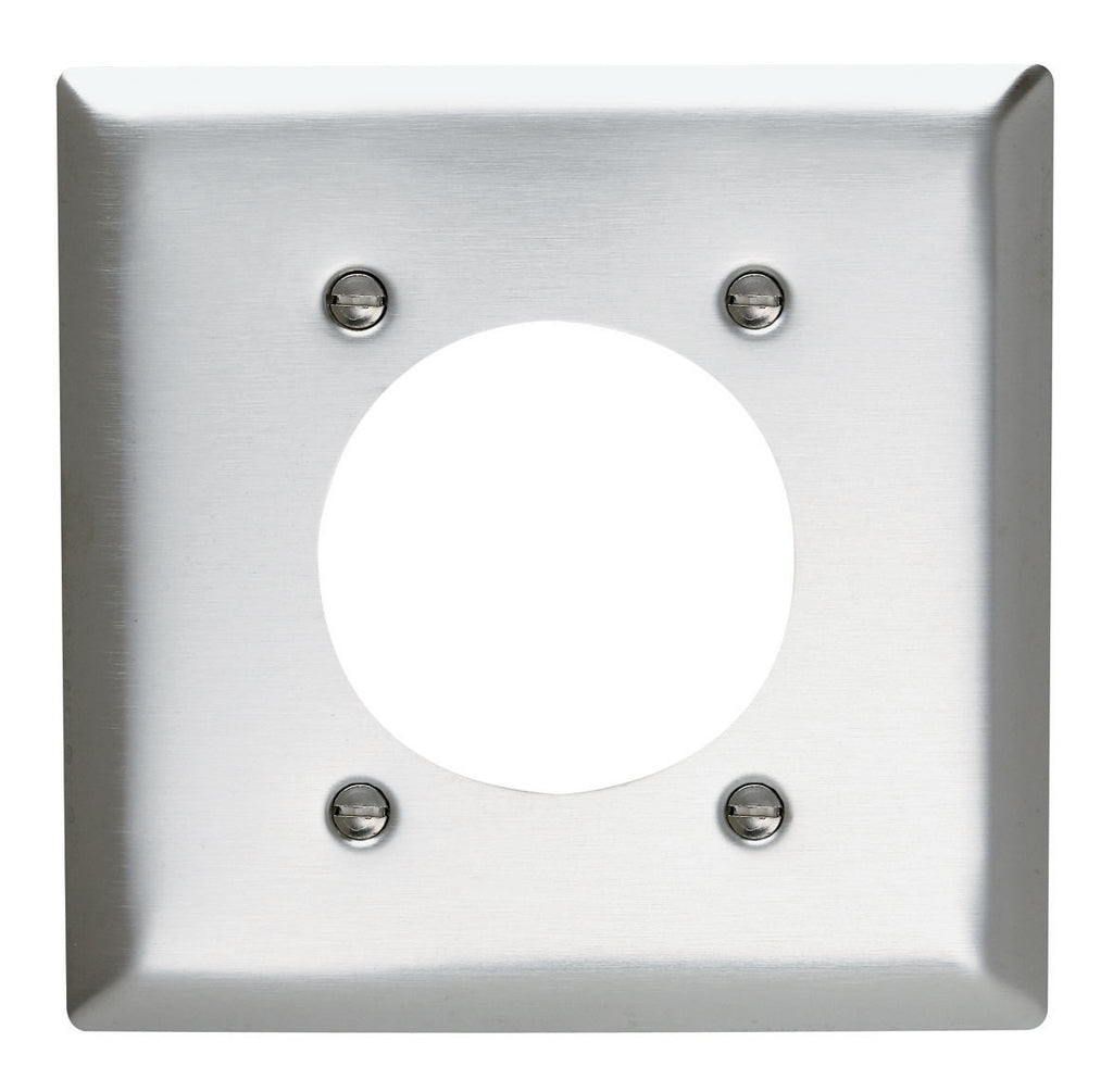 Legrand - SS703 - Power Outlet Receptacle Openings, Two Gang, 302/304 Steel - radiant