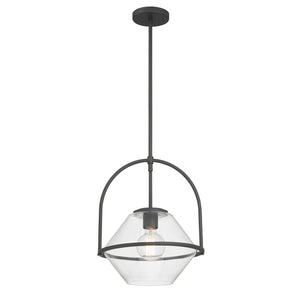 Minka-Lavery - 11895-899 - One Light Pendant - Coralyn - Dark Matte Black