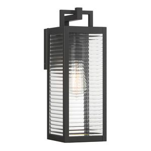 Minka-Lavery - 78201-899 - One Light Outdoor Wall Sconce - Edgewood - Dark Matte Black