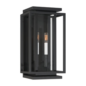 Minka-Lavery - 78603-899 - Two Light Outdoor Wall Sconce - Stratford - Dark Matte Black