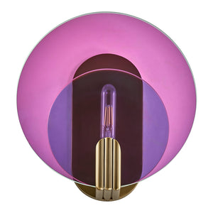 Kalco - 528521WB - One Light Wall Sconce - Optics - Winter Brass