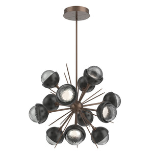 Hammerton Studio - CHB0093-0A-BB-S-001-L3-MB - LED Chandelier - Cabochon - Burnished Bronze