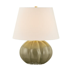 Mitzi - HL1117201-AGB/CHC - One Light Table Lamp - Beata - Aged Brass