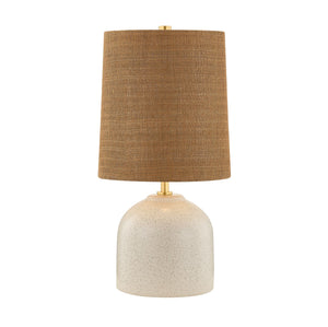 Mitzi - HL1158201-AGB/CBV - One Light Table Lamp - Gladys - Aged Brass