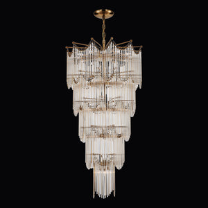 Kalco - 527751VGB - 40 Light Chandelier - Adorn - Vintage Brass