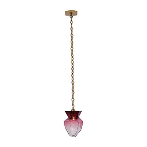 Kalco - 528312WB - One Light Pendant - Bolsa - Winter Brass