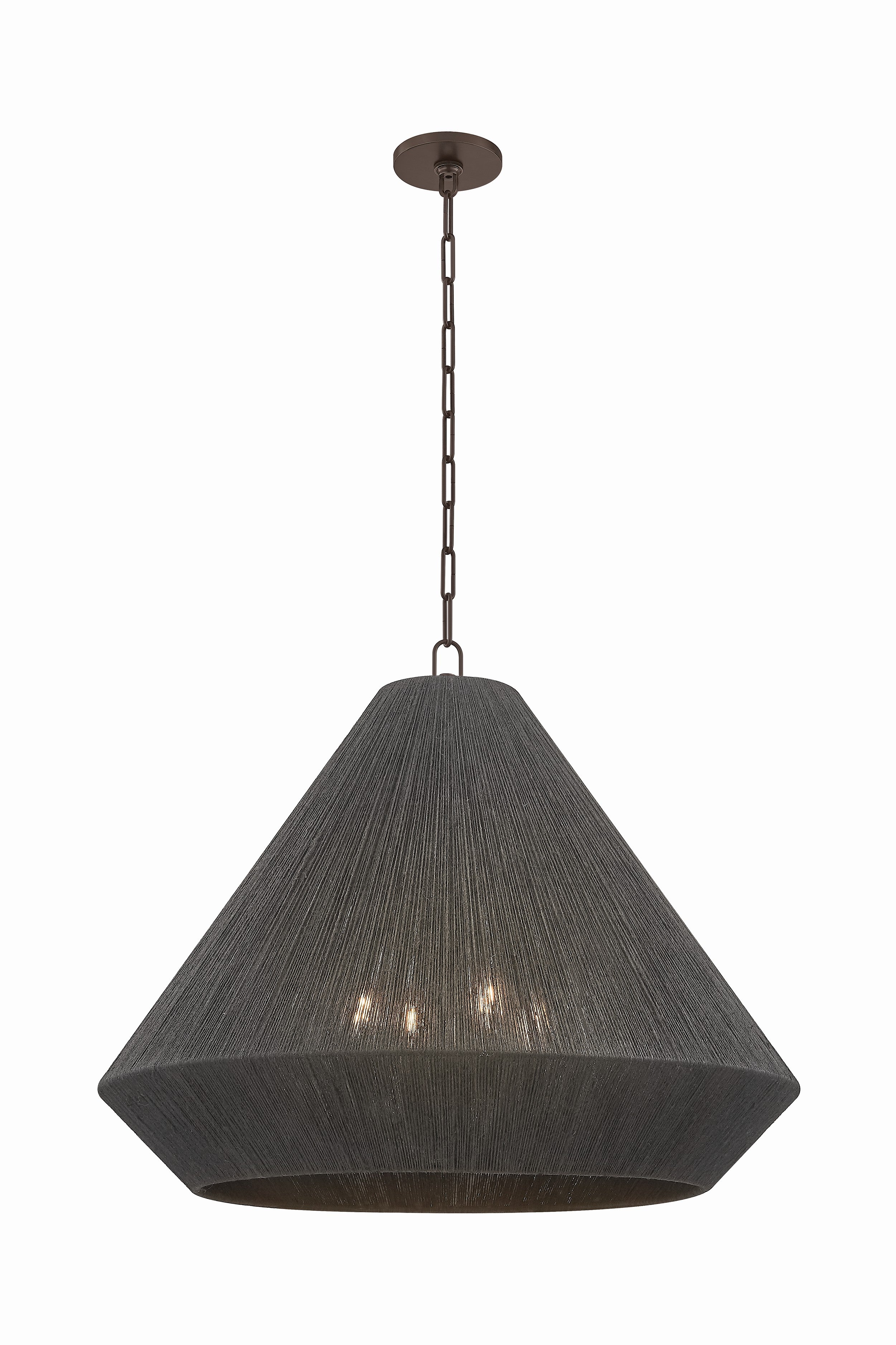 Troy Lighting - F1630-BRZ - Four Light Pendant - Keats - Bronze