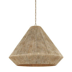 Troy Lighting - F1640-PBR - Five Light Pendant - Keats - Patina Brass