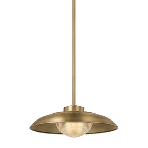 Troy Lighting - F4118-PBR - One Light Pendant - Braxton - Patina Brass