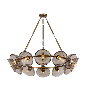 Troy Lighting - F5448-PGL - 12 Light Chandelier - Diego - Patina Gold Leaf