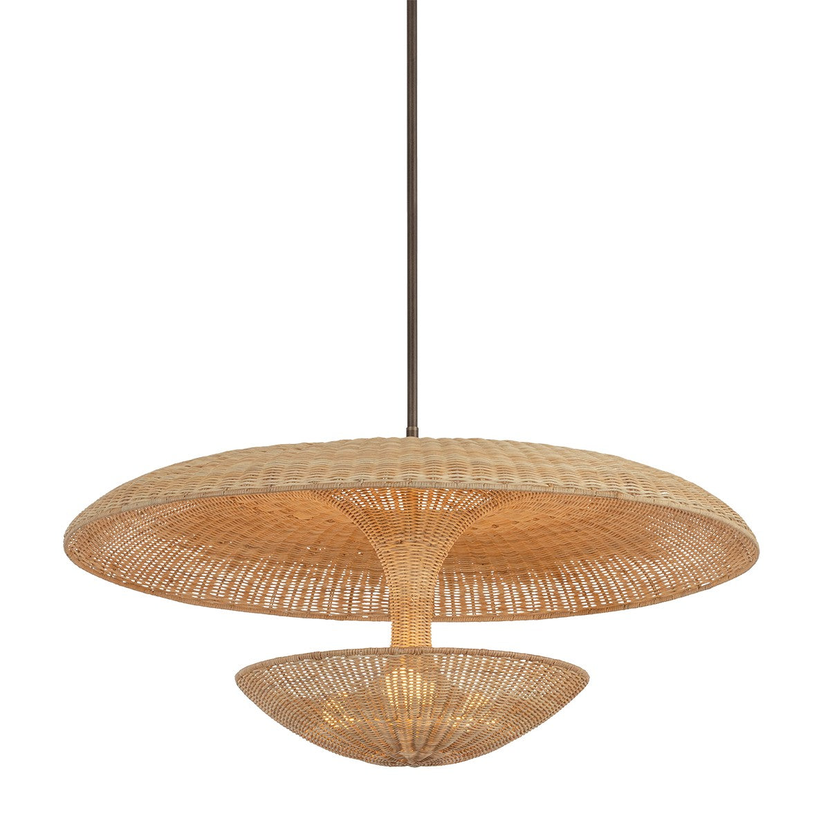 Troy Lighting - F6240-BRL - Three Light Pendant - Draco - Bronze Leaf