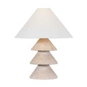 Troy Lighting - PTL1823-PBR/CAV - One Light Table Lamp - Zettler - Patina Brass