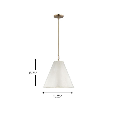Visual Comfort Studio - 6585101-817 - One Light Pendant - Gordon - Antique White