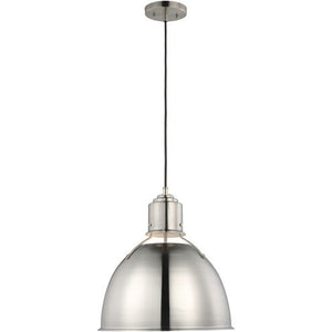Visual Comfort Studio - 6680301-962 - One Light Pendant - Huey - Brushed Nickel
