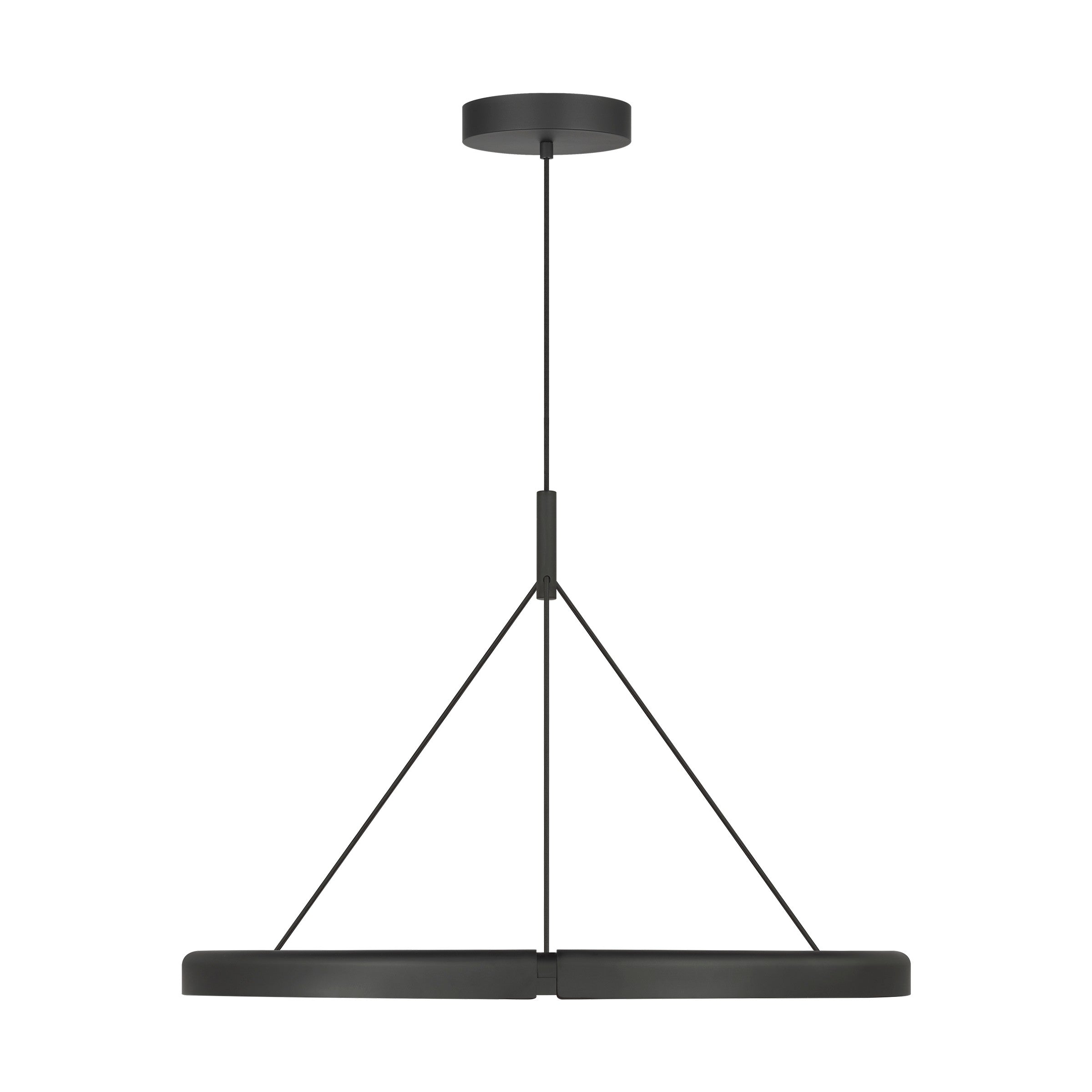 Visual Comfort Modern - PBCH80327B - LED Chandelier - Cloak - Nightshade Black
