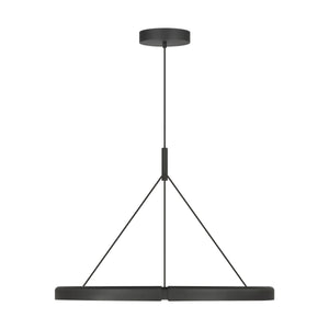 Visual Comfort Modern - PBCH80327B - LED Chandelier - Cloak - Nightshade Black