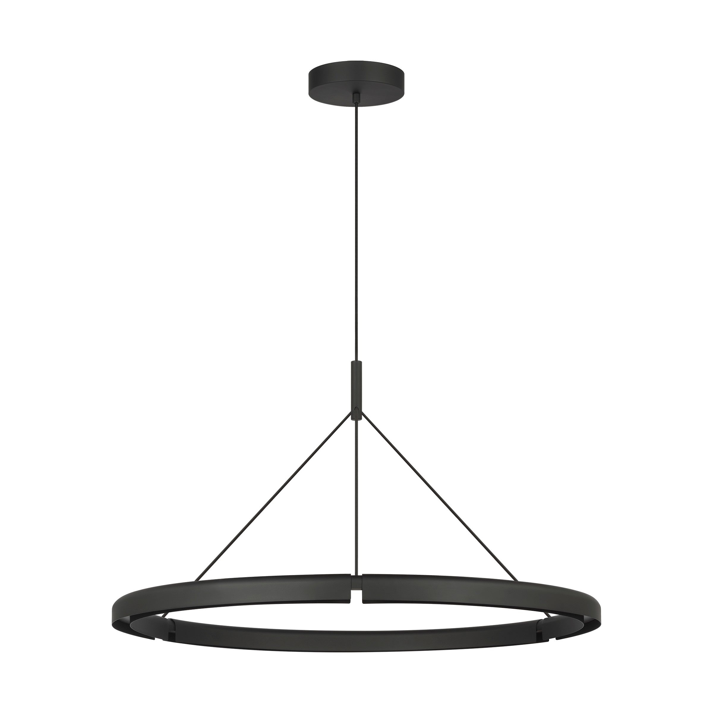 Visual Comfort Modern - PBCH80427B - LED Chandelier - Cloak - Nightshade Black