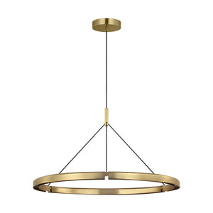 Visual Comfort Modern - PBCH80427HAB - LED Chandelier - Cloak - Hand-Rubbed Antique Brass