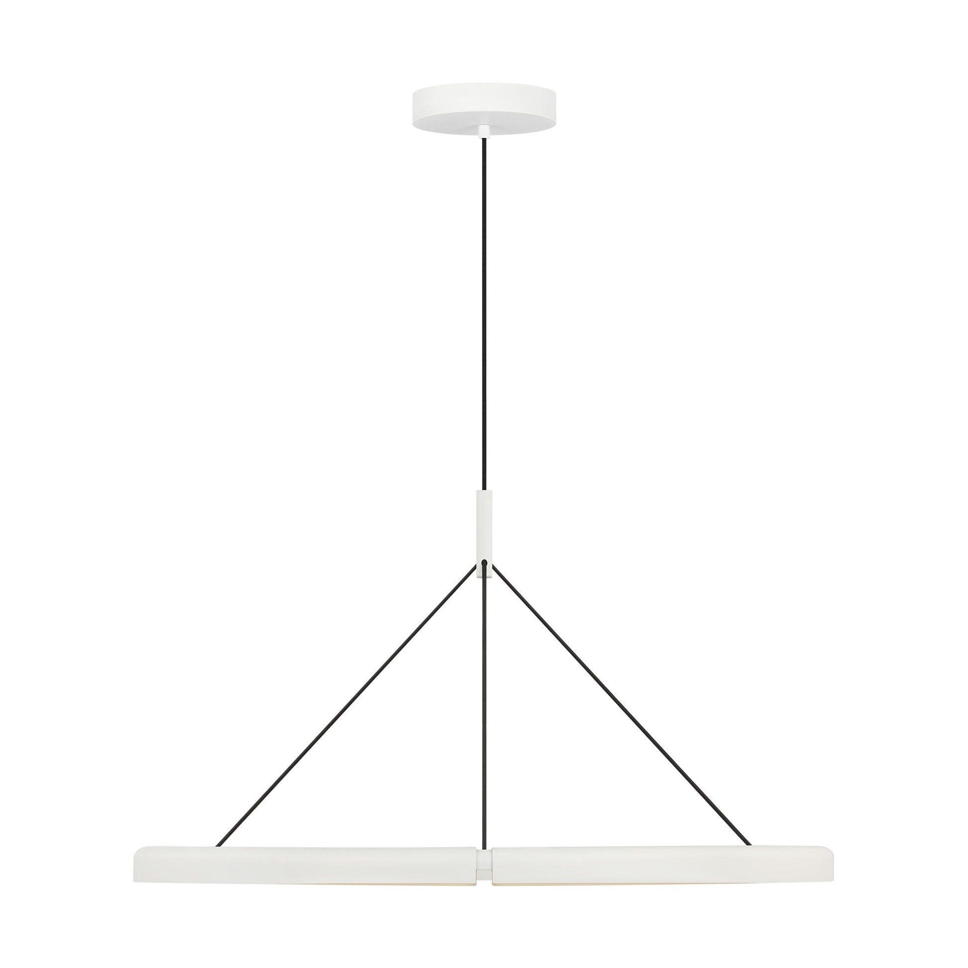 Visual Comfort Modern - PBCH80427MW - LED Chandelier - Cloak - Matte White