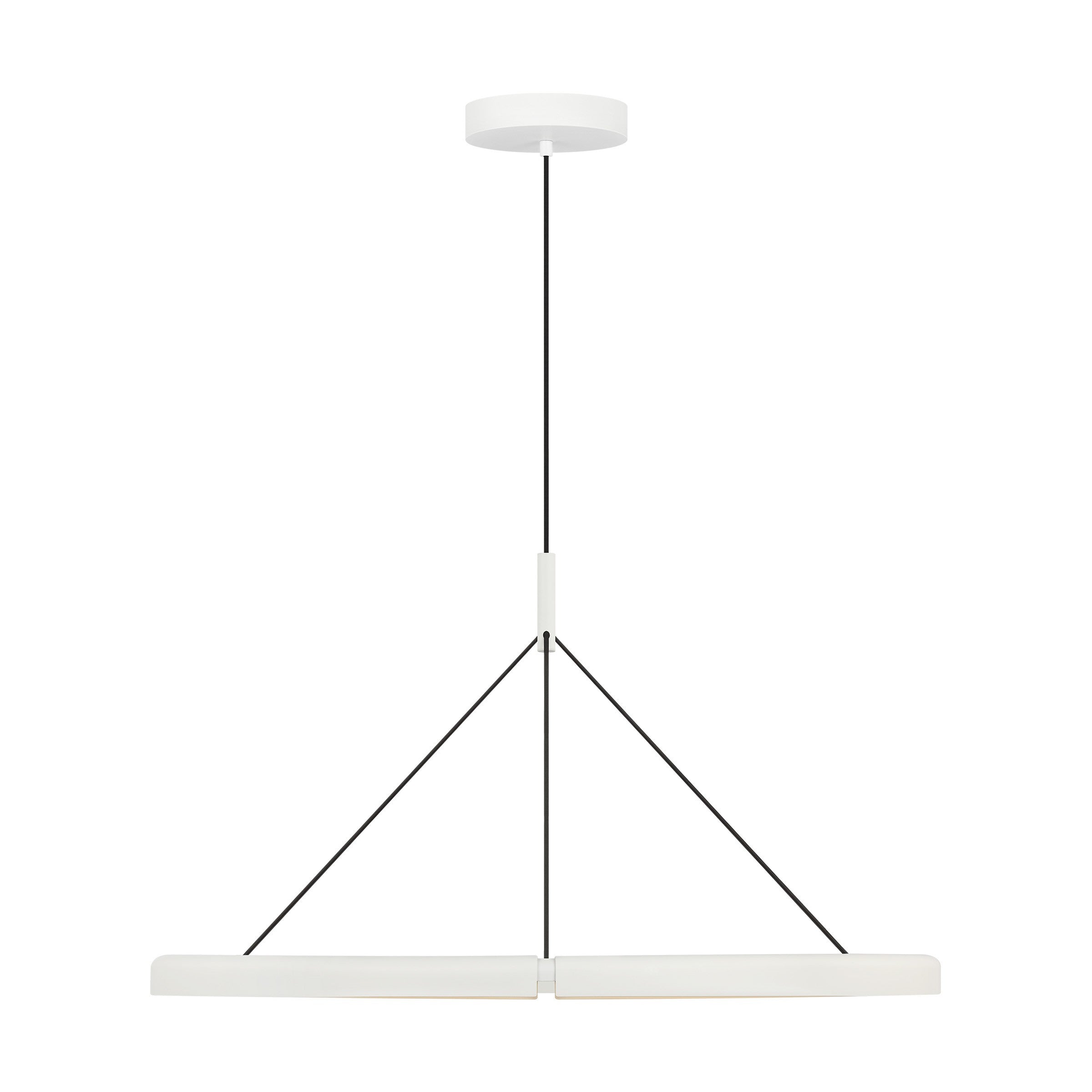 Visual Comfort Modern - PBCH80427MW - LED Chandelier - Cloak - Matte White