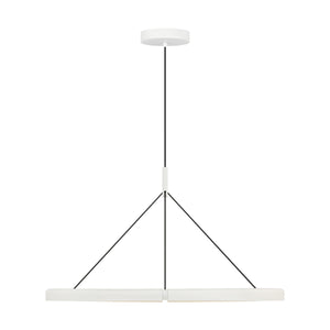 Visual Comfort Modern - PBCH80427MW - LED Chandelier - Cloak - Matte White
