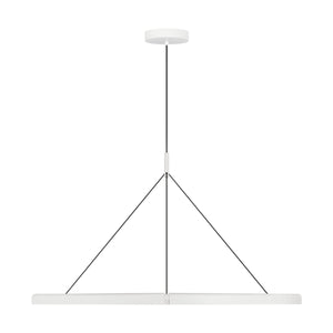 Visual Comfort Modern - PBCH80527MW - LED Chandelier - Cloak - Matte White