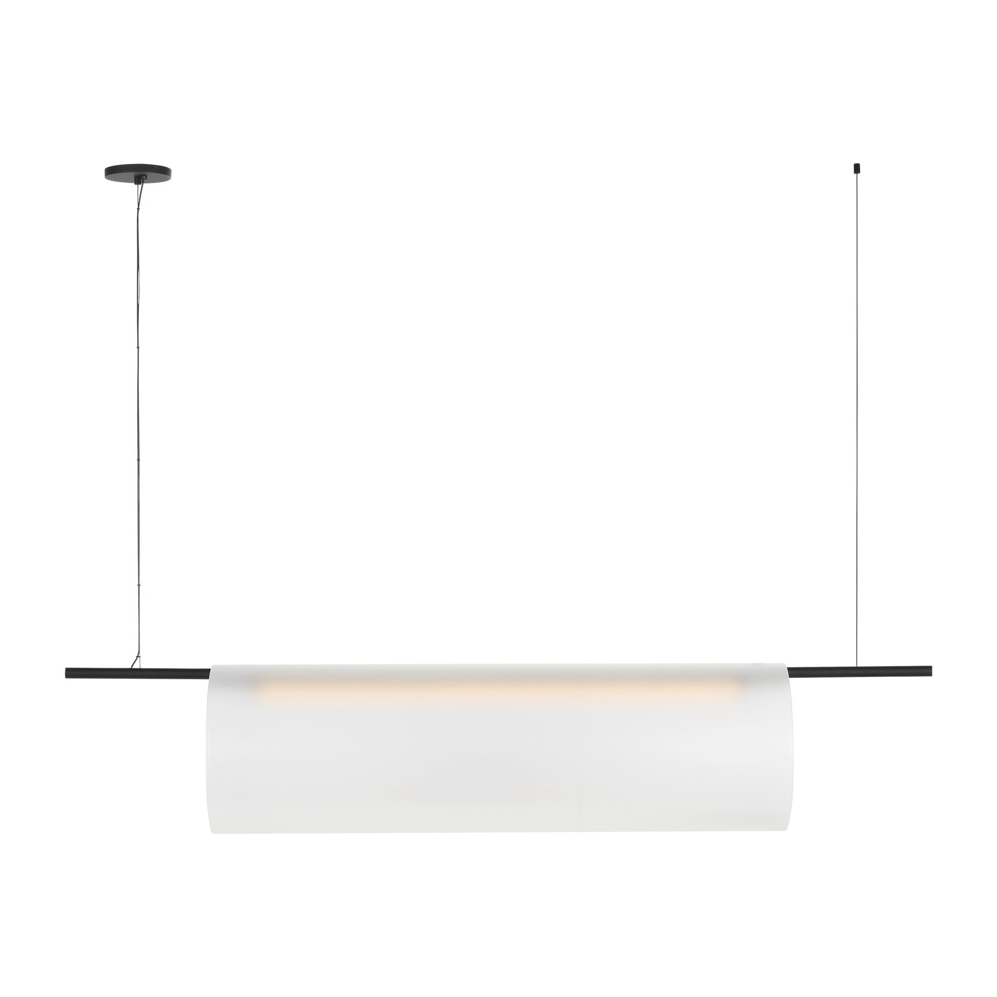 Visual Comfort Modern - PBLS80827BEG - LED Linear Chandelier - Trace - Nightshade Black