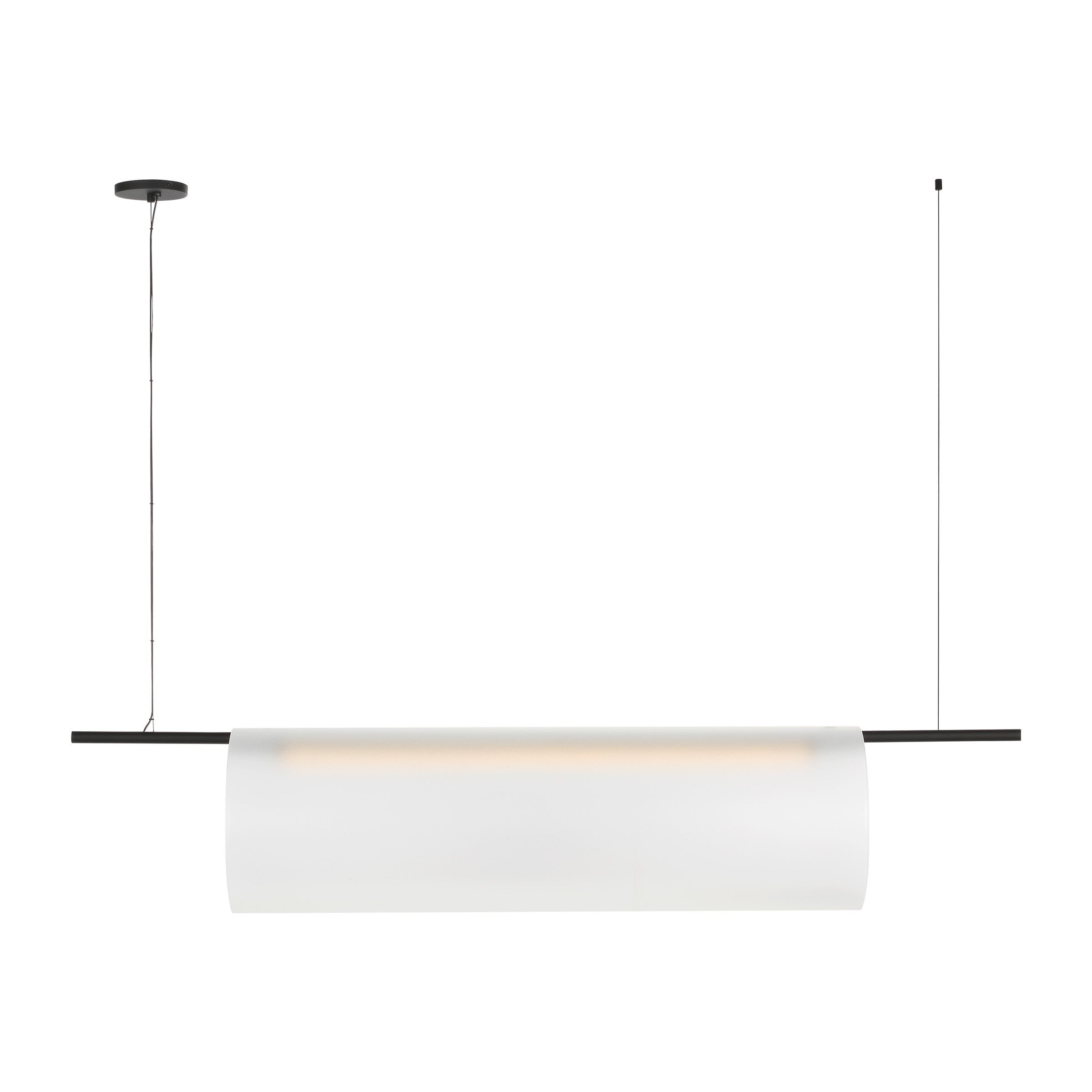 Visual Comfort Modern - PBLS80827BEG - LED Linear Chandelier - Trace - Nightshade Black