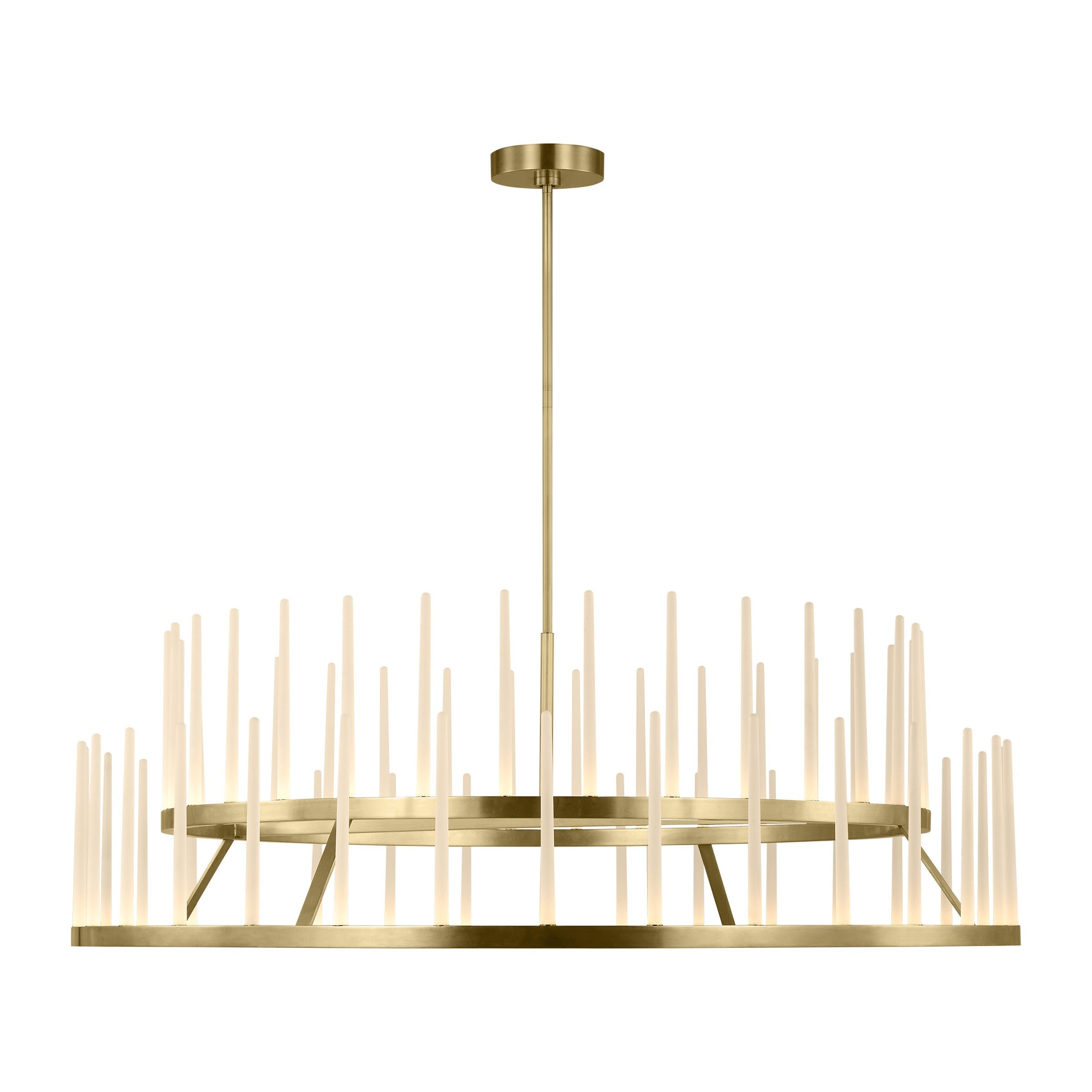 Visual Comfort Modern - SLCH81222HABEG - LED Chandelier - Sagrada - Hand-Rubbed Antique Brass