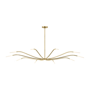 Visual Comfort Modern - SLCH81627HABEG - LED Chandelier - Lajos - Hand-Rubbed Antique Brass