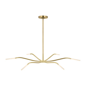 Visual Comfort Modern - SLCH81927HABEG - LED Chandelier - Lajos - Hand-Rubbed Antique Brass