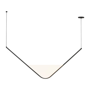 Visual Comfort Modern - SLCH837SCTB - LED Chandelier - Mizu - Nightshade Black