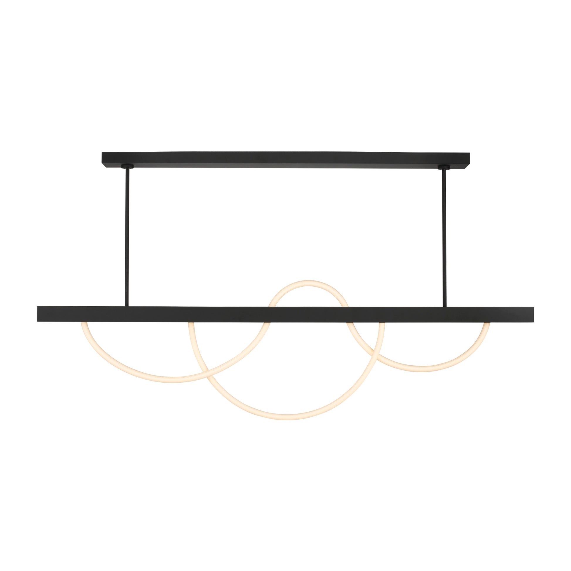 Visual Comfort Modern - SLLS83927B - LED Linear Chandelier - Uneri - Nightshade Black