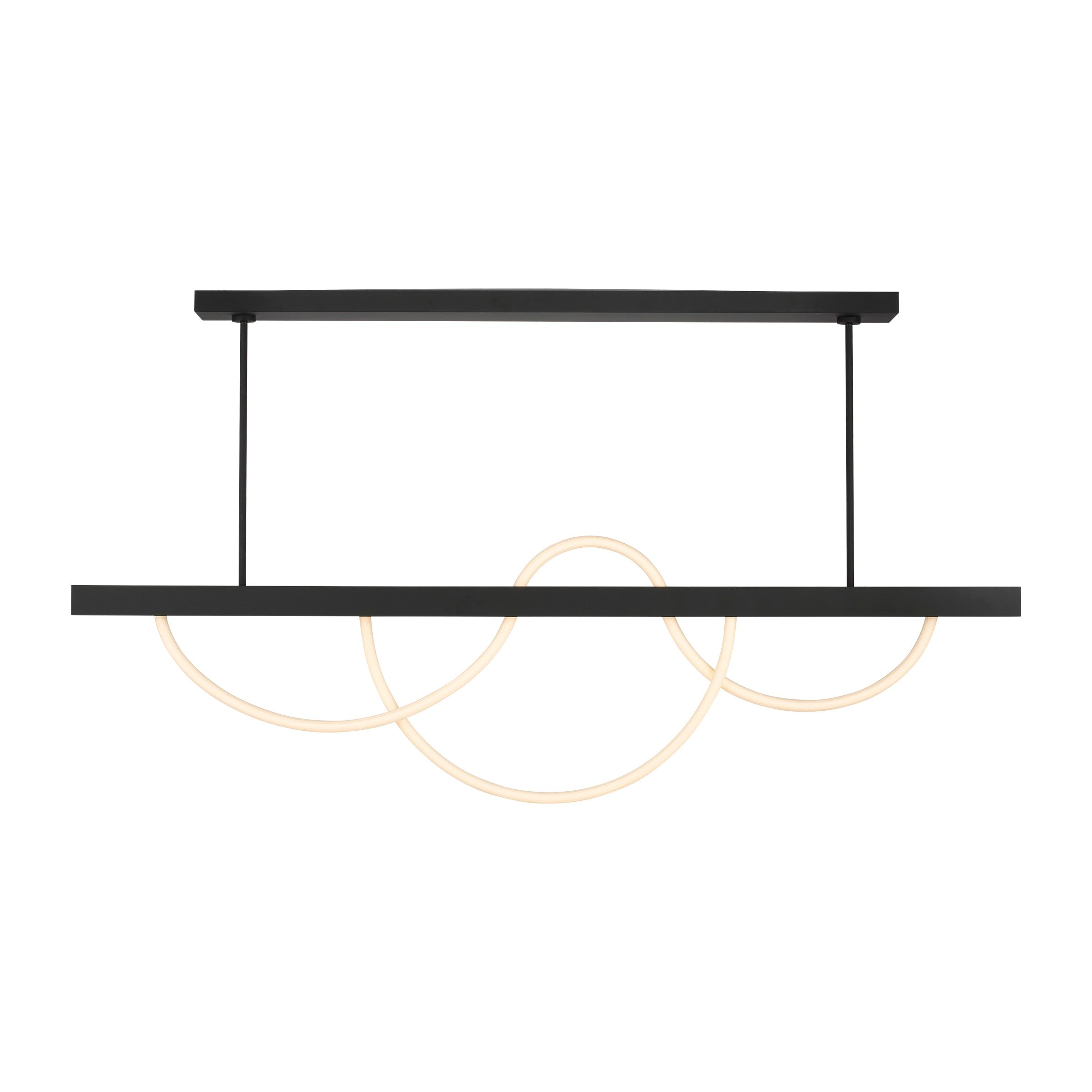 Visual Comfort Modern - SLLS83927B - LED Linear Chandelier - Uneri - Nightshade Black