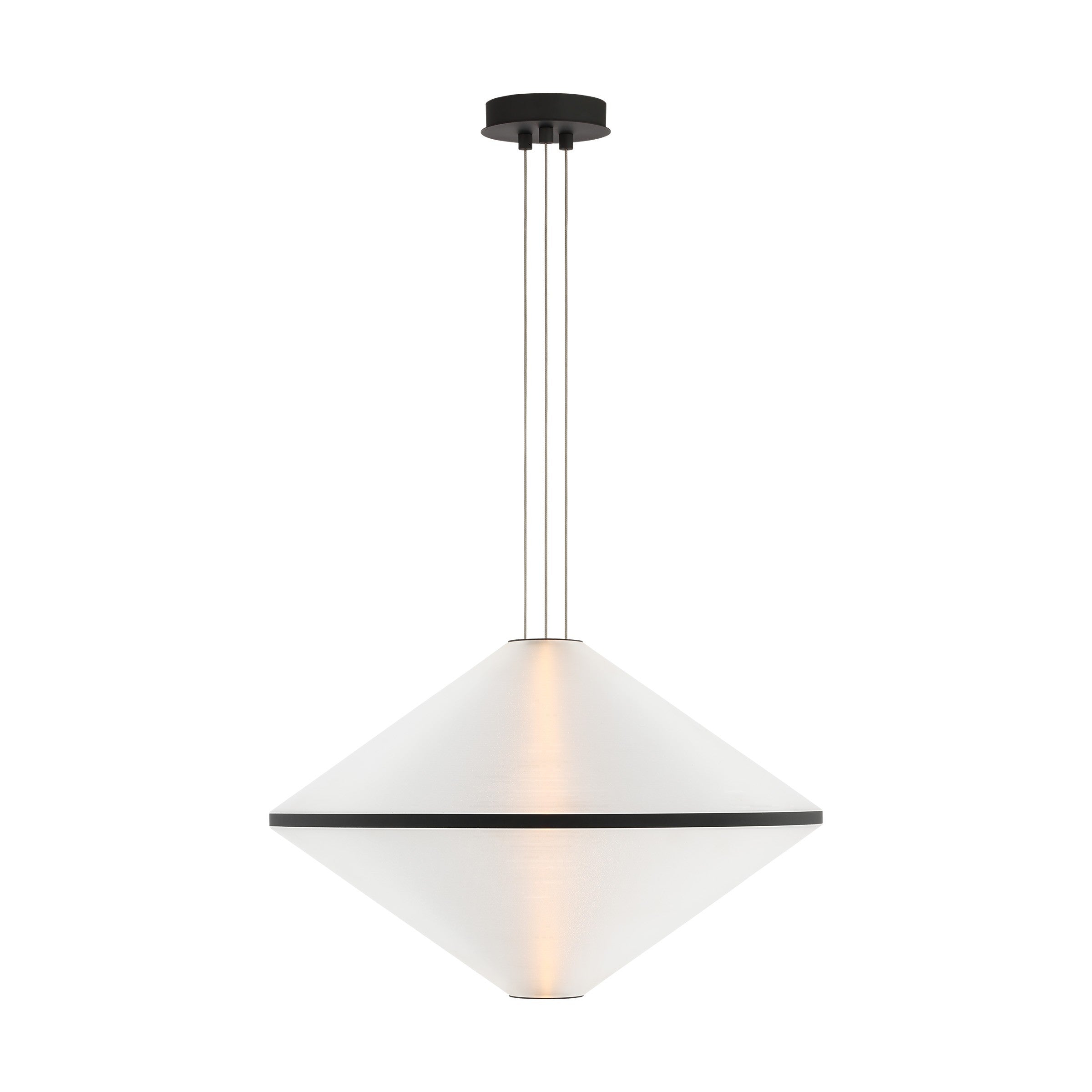 Visual Comfort Modern - SLPD764SCTBOA - LED Pendant - Bicono - Nightshade Black