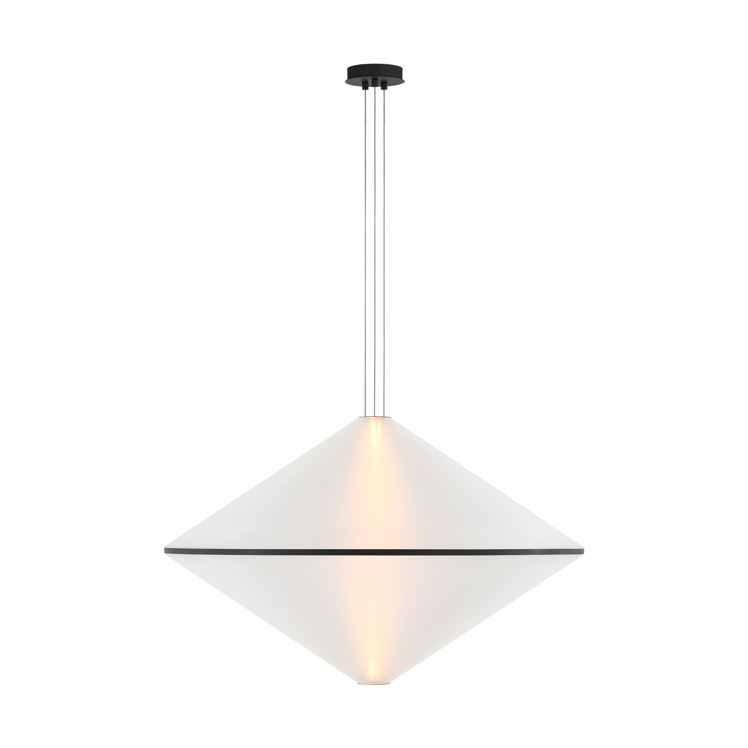 Visual Comfort Modern - SLPD765SCTBOA - LED Pendant - Bicono - Nightshade Black