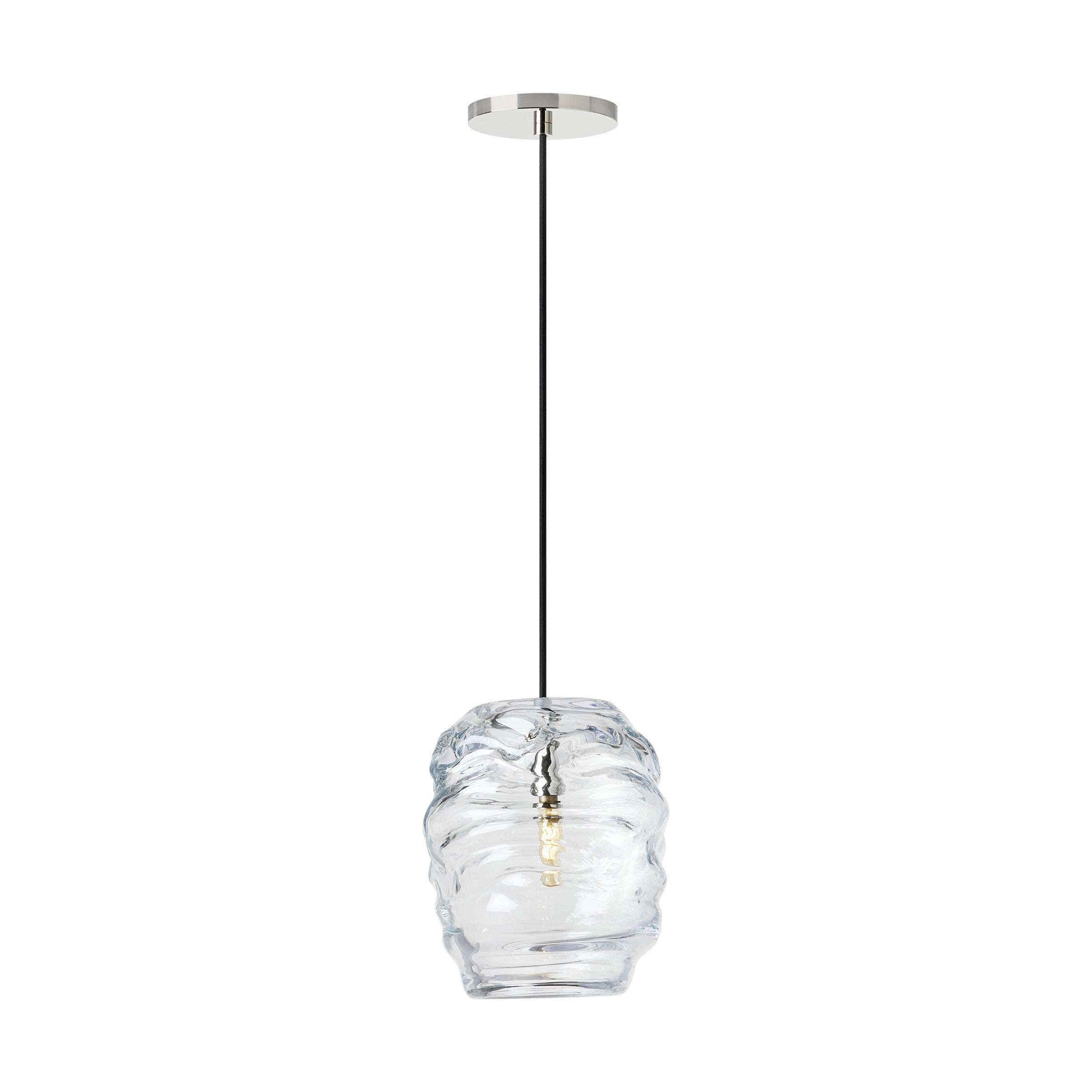Visual Comfort Modern - SLPD865PNCG - One Light Pendant - Audra - Polished Nickel
