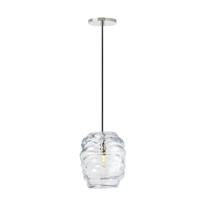 Visual Comfort Modern - SLPD865PNCG - One Light Pendant - Audra - Polished Nickel
