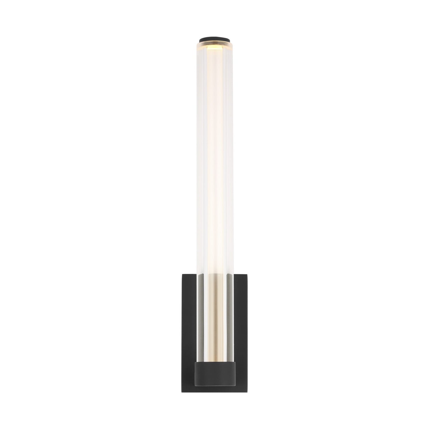 Visual Comfort Modern - SLWS84527BCA - LED Wall Sconce - Reiya Round - Nightshade Black