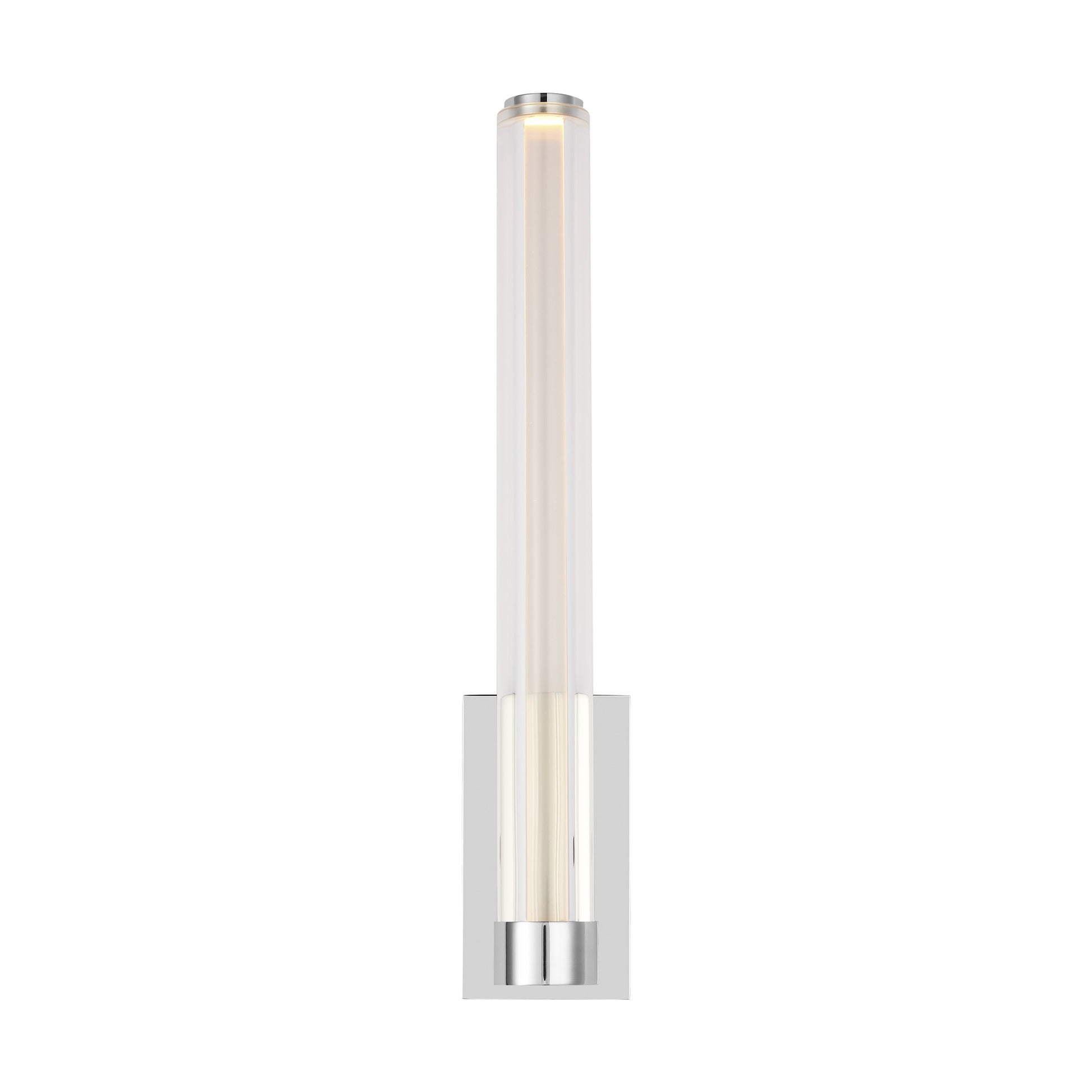 Visual Comfort Modern - SLWS84527CHCA - LED Wall Sconce - Reiya Round - Chrome