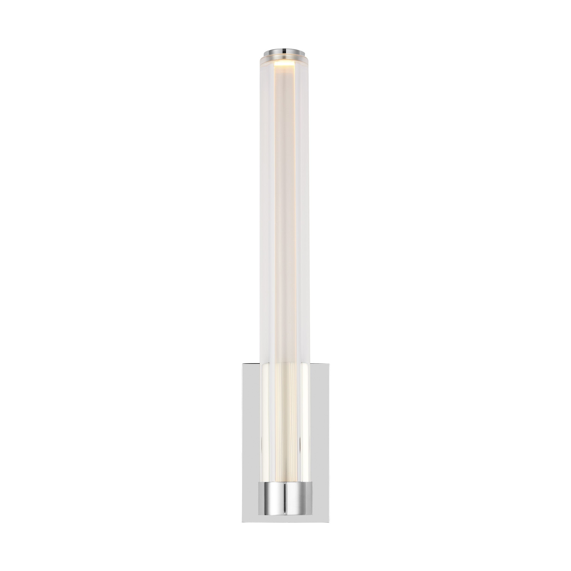 Visual Comfort Modern - SLWS84527CHCA - LED Wall Sconce - Reiya Round - Chrome