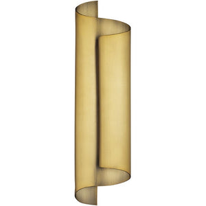 Modern Forms - WS-94518-27-AB - LED Wall Sconce - Pirouette - Aged Brass