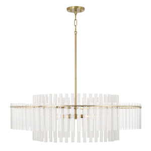 Capital Lighting - 358761AD - Six Light Pendant - Blair - Aged Brass